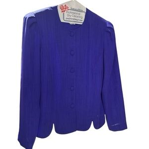 Leslie Fay Royal Blue Women's Blazer